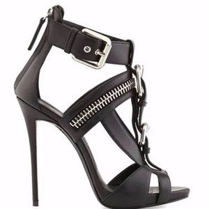 BRAND NEW WOMENS SUMMER SANDAL HEELS STRAP METAL BUCKLE